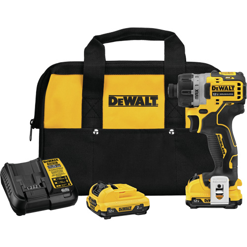 Trousse de tournevis &agrave; moteur sans balai Xtreme, 1/4", 12 V, 200 UWO couple max., Lithium-ion bloc-pile M & M Nord Ouest Inc