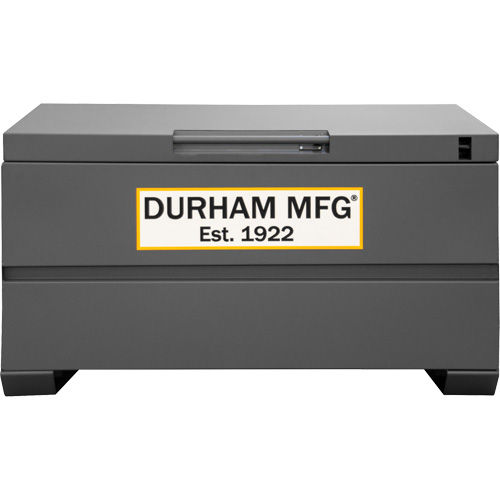 Jobsite Storage Box, 48" x 24" x 27-13/16", Steel, Grey M & M Nord Ouest Inc