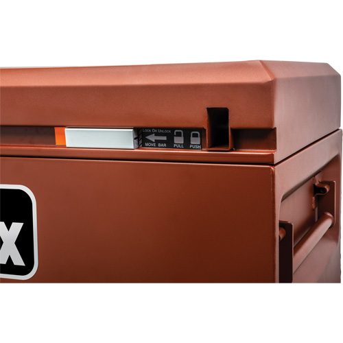 Armoire Site-Vault, 48" x 30" x 36-3/4", Acier, Orange M & M Nord Ouest Inc