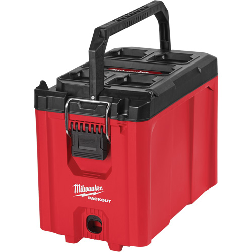 Packout Compact Tool Box, 10" x 16-1/5" x 13", Black/Red M & M Nord Ouest Inc