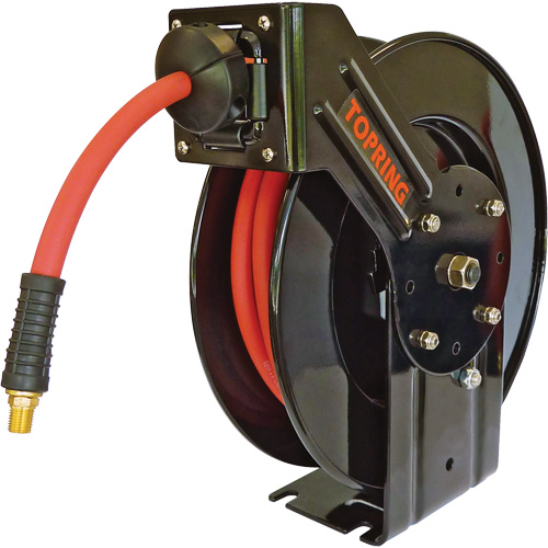 D&eacute;vidoir de boyau Topreel/Airflex, Air/Eau, 3/8" x 65', Tuyau simple, 250 PSI M & M Nord Ouest Inc
