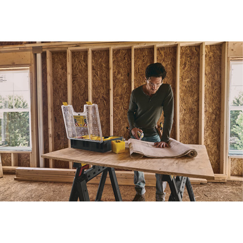 Organisateur profond pour professionnel, 17-1/2" la x 4-1/2" p x 14" h, Noir/Jaune M & M Nord Ouest Inc