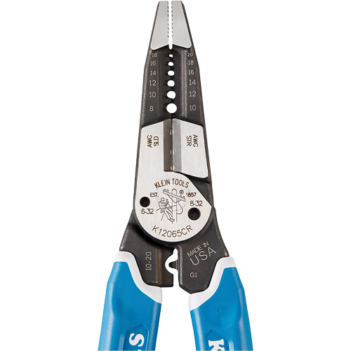 Outil polyvalent Klein-Kurve pour d&eacute;nuder, couper et sertir les fils, 8-1/4" lo, 8 - 20 AWG M & M Nord Ouest Inc