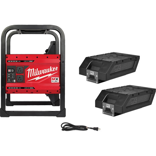 MX Fuel Carry-On Power Supply, 1800 W/3600 W, Lithium Ion, 20-4/5" H x 12" W x 15" D, 49.7 lbs. M & M Nord Ouest Inc