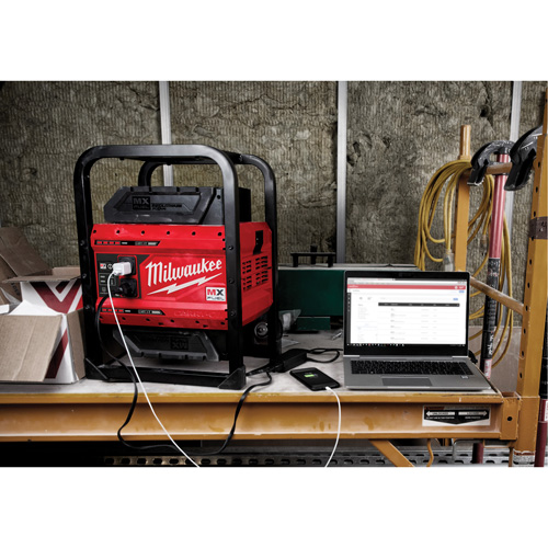 MX Fuel Carry-On Power Supply, 1800 W/3600 W, Lithium Ion, 20-4/5" H x 12" W x 15" D, 49.7 lbs. M & M Nord Ouest Inc