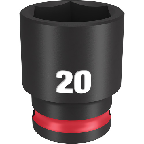 Shockwave Impact Duty Socket, Impact, 2 mm, 3/8" Drive, 6 Points M & M Nord Ouest Inc