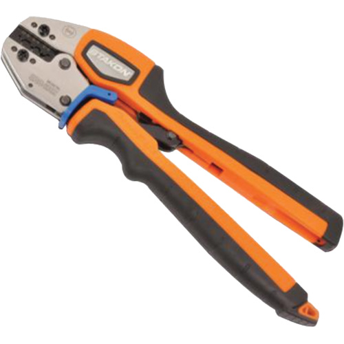 Outil de sertissage ergonomique de la s&eacute;rie ERG pour cosses de type ABC M & M Nord Ouest Inc