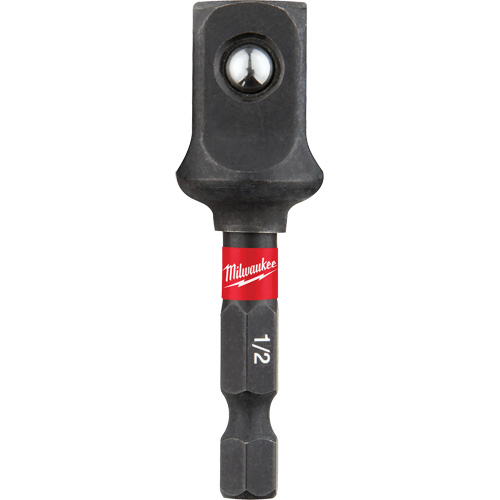 Adaptateur de douille &agrave; chocs Shockwave, 1/4" Prise, Dimension m&acirc;le 1/2", Sph&eacute;rique, 2" lo M & M Nord Ouest Inc