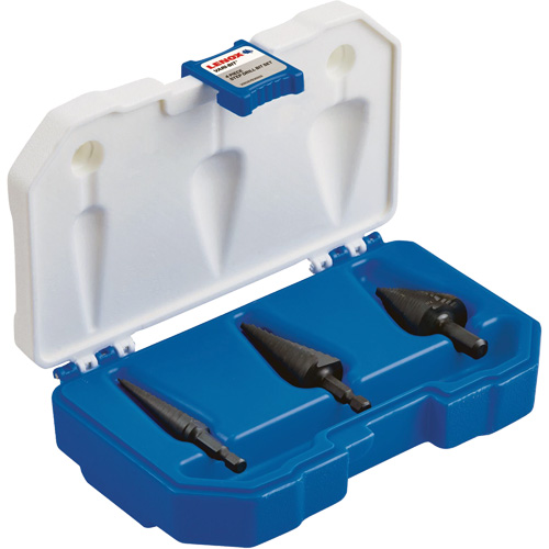 Jeu de forets &eacute;tag&eacute;s, 3 morceaux, Acier rapide M & M Nord Ouest Inc