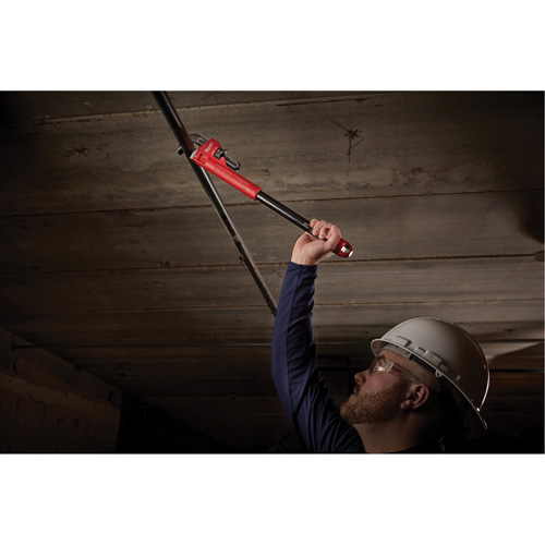 Cl&eacute; &agrave; tuyau adaptable Cheater, Cap des m&acirc;choires 2-1/2", Longueur 18"/24"/10", Fini Rev&ecirc;tement en poudre, Prise Ergonomique M & M Nord Ouest Inc