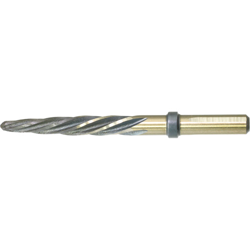 Drillco&reg; Nitro Construction Reamer, 5/8", Spiral Flute, High Speed Steel, Straight Shank M & M Nord Ouest Inc
