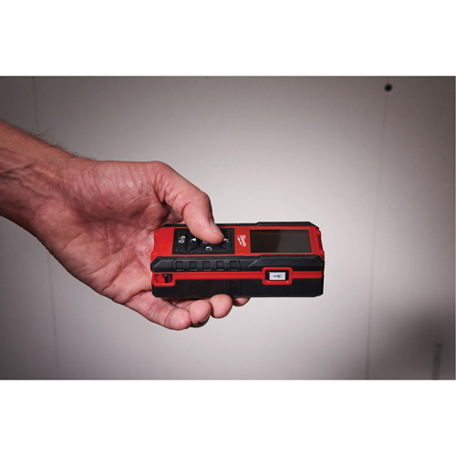 Laser Distance Meter, 0' - 330' (0 m - 100.6 m) Range, Digital (Electronic) M & M Nord Ouest Inc