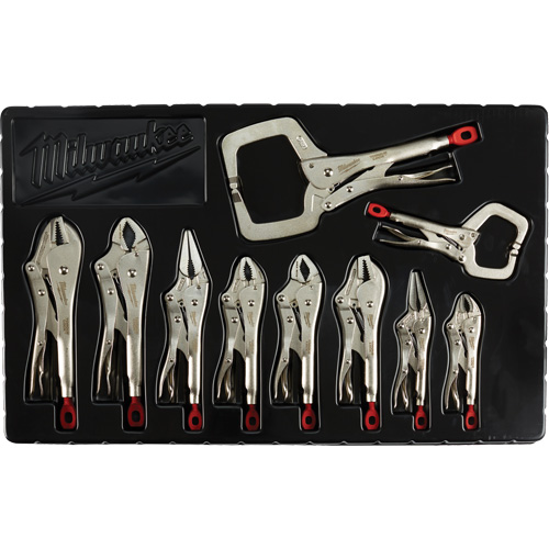 Torque Lock Pliers Kit, 10 Pieces M & M Nord Ouest Inc