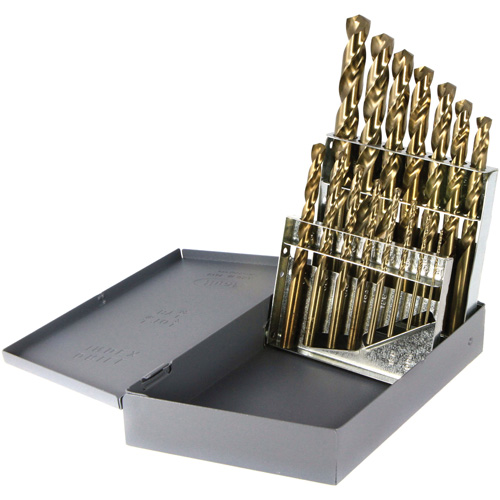 Jeu de forets courts &agrave; usage intensif Drillco, 15 morceaux, Cobalt M & M Nord Ouest Inc