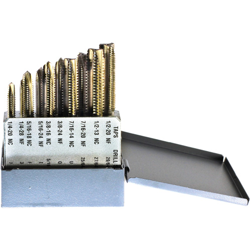 Jeu de tarauds Drillco, 10 morcea M & M Nord Ouest Inc