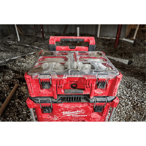 Packout Deep Organizer, 15-1/5" x 19-7/10" x 7", Red M & M Nord Ouest Inc