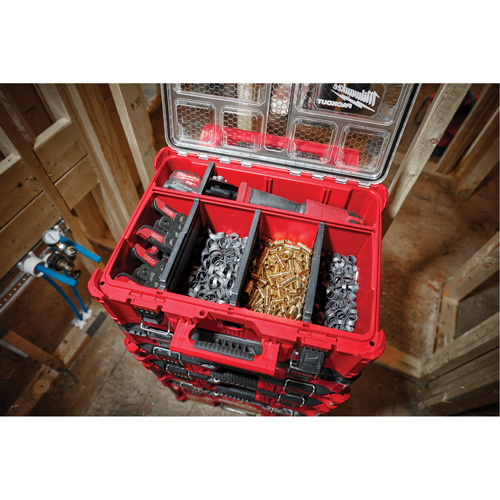 Packout Deep Organizer, 15-1/5" x 19-7/10" x 7", Red M & M Nord Ouest Inc