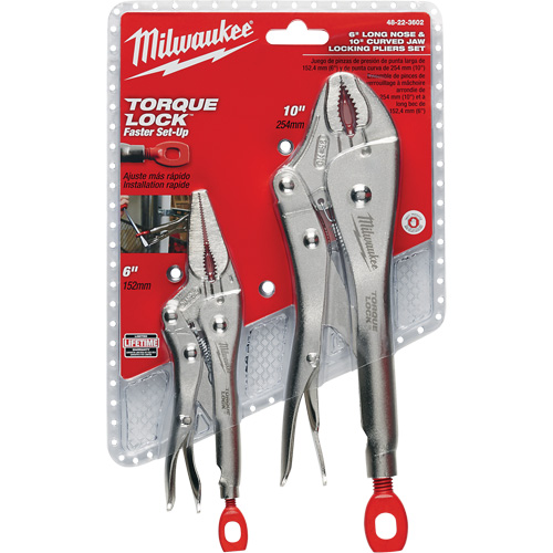 Torque Lock Locking Pliers Set, 2 Pieces M & M Nord Ouest Inc
