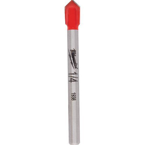 Glass & Tile Bit, 1/4", Carbide M & M Nord Ouest Inc