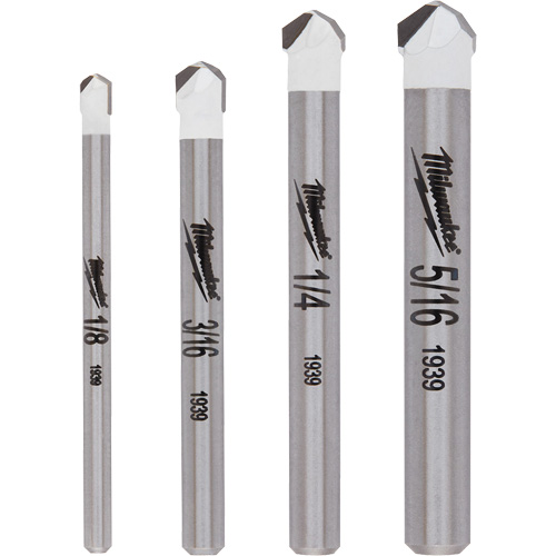 Natural Stone Bit Set, 4 Pieces, Carbide M & M Nord Ouest Inc