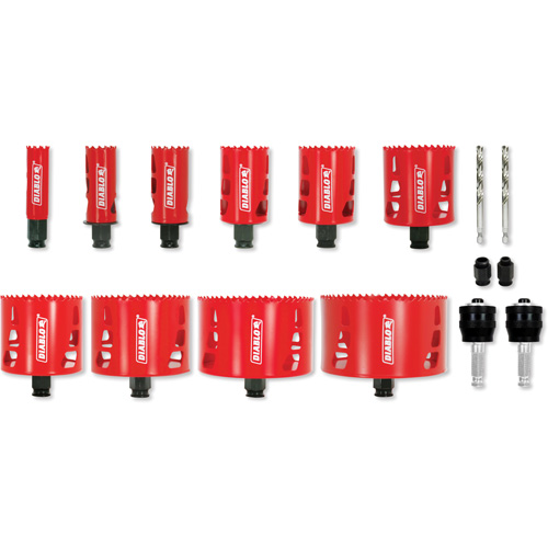 Electrician's Bi-Metal Hole Saw Set, 16 Pieces M & M Nord Ouest Inc