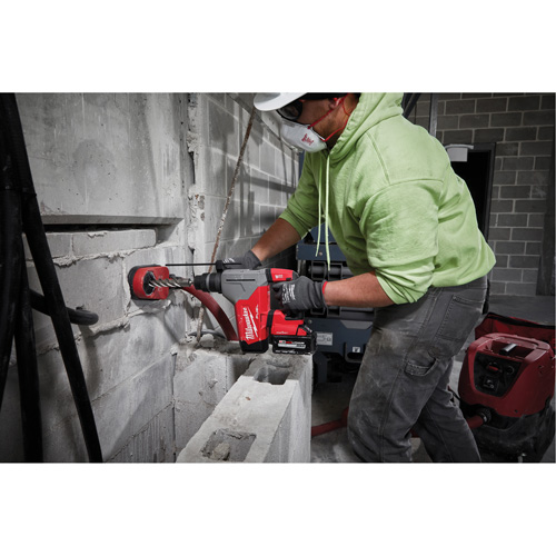 M18 Fuel SDS Plus Rotary Hammer with Hammervac Dust Extractor Kit, 18 V, 1-1/8" - 3", 800 RPM M & M Nord Ouest Inc