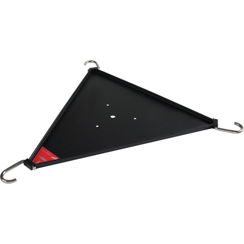 Tablette inf&eacute;rieure pour tr&eacute;pied de nivellement de 6 po avec &eacute;tau &agrave; chaîne M & M Nord Ouest Inc