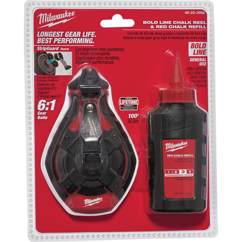 Bold Line Chalk Reel Kit M & M Nord Ouest Inc