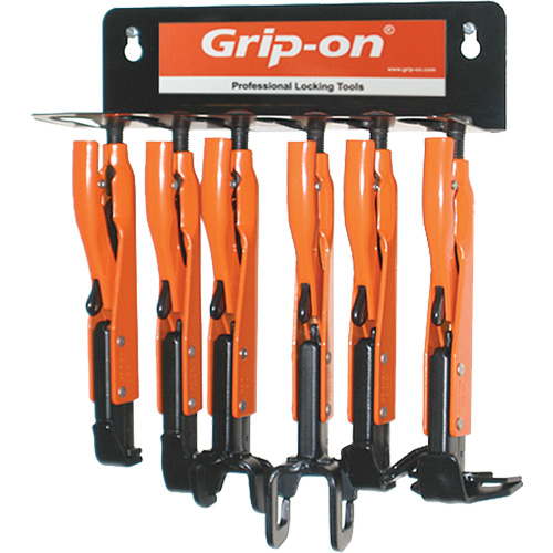 Axial Grip Locking Pliers Set, 6 Pieces M & M Nord Ouest Inc