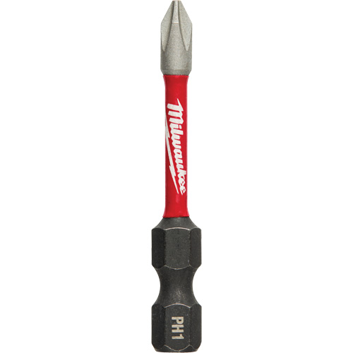 Embouts &agrave; percussion Shockwave Impact-Duty, Phillips, Embout #1, Prise 1/4", Longueur 2" M & M Nord Ouest Inc