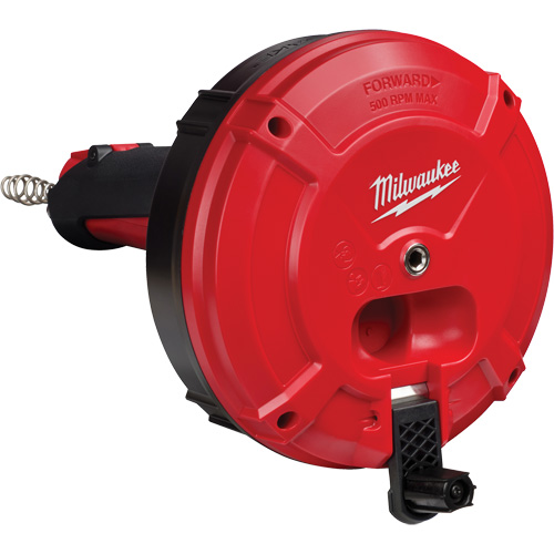 Furet Trapsnake avec dispositif d'alimentation et de retrait Cable-Drive, &eacute;lectrique, 25' Longueur du c&acirc;ble, 1/4" Diam&egrave;tre du c&acirc;ble M & M Nord Ouest Inc