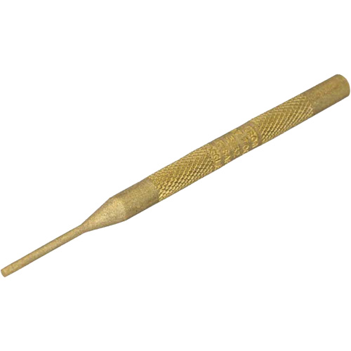 Brass Pin Punch, 3/32" Dia. x 4" L M & M Nord Ouest Inc