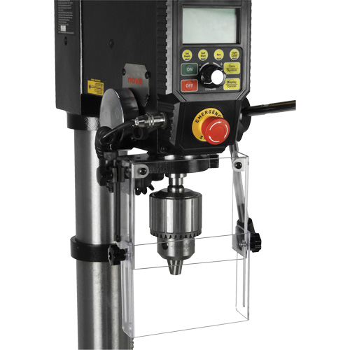 Protecteur avec interrupteur &agrave; limite pour perceuse &agrave; colonne NOVA Viking DVR M & M Nord Ouest Inc