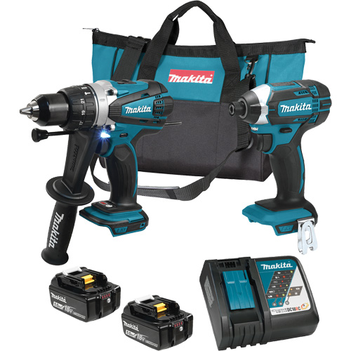 Trousse de 2 outils sans fil LXT avec moteurs sans balai, Lithium-ion, 18 V M & M Nord Ouest Inc