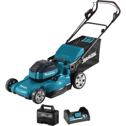 Tondeuse sans fil avec moteur sans balai, Pouss&eacute;e, &agrave; pile, Largeur de coupe 21" M & M Nord Ouest Inc