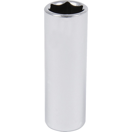 Chrome Socket, 1-1/8", 1/2" Drive, 6 Points, Deep M & M Nord Ouest Inc
