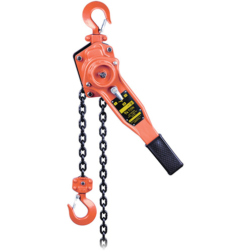 VLP Series Lever Chain Hoist, 10' Lift, 1653.46 lbs. (0.75 tons) Capacity M & M Nord Ouest Inc