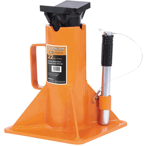878B Heavy-Duty Jack Stand, Locking Pin, 22 Ton(s) Capacity, 13-3/4" - 19-3/4" H M & M Nord Ouest Inc