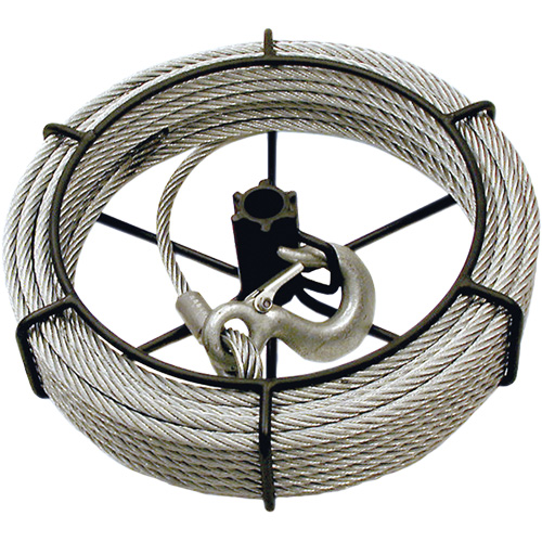 JGP-300A 3 Ton 66' Cable Assembly for Jet Wire Grip Pullers M & M Nord Ouest Inc