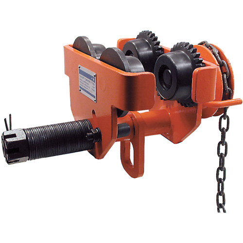 Chariot &agrave; engrenage pour usage intensif s&eacute;rie SGT, 10 000 lb (5 tonnes) Capacit&eacute;, 4-1/2" - 8-1/32" M & M Nord Ouest Inc