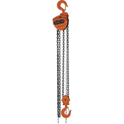 KCH Series Chain Hoists, 10' Lift, 6600 lbs. (3 tons) Capacity, Alloy Steel Chain M & M Nord Ouest Inc