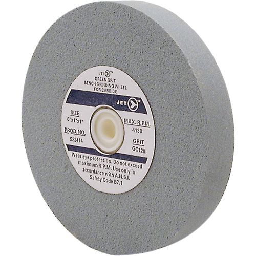 GC675M Bench Grinding Wheels, 6" x 3/4", 1" Arbor, Silicon Carbide M & M Nord Ouest Inc