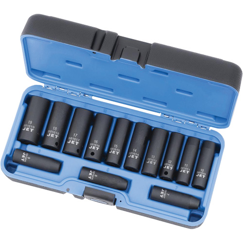 PS1338DM Sockets - Sets, 13 Pcs, Impact, 3/8" Drive Size, Deep M & M Nord Ouest Inc