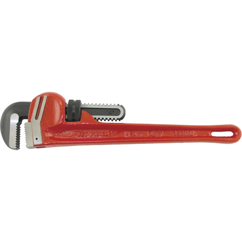 PW-14 Steel Pipe Wrenches - Chrome Molybdenum Jaw, 2-7/16" Jaw Capacity, 14" Long, Chrome Finish M & M Nord Ouest Inc