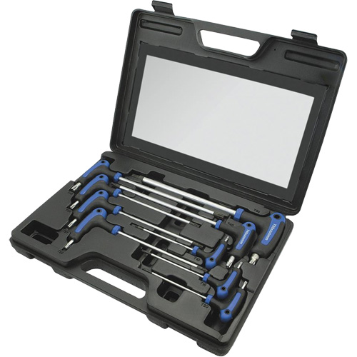 JTTK-9 T-Handle Key Wrench Sets, 9 Pcs., Torx&reg; M & M Nord Ouest Inc