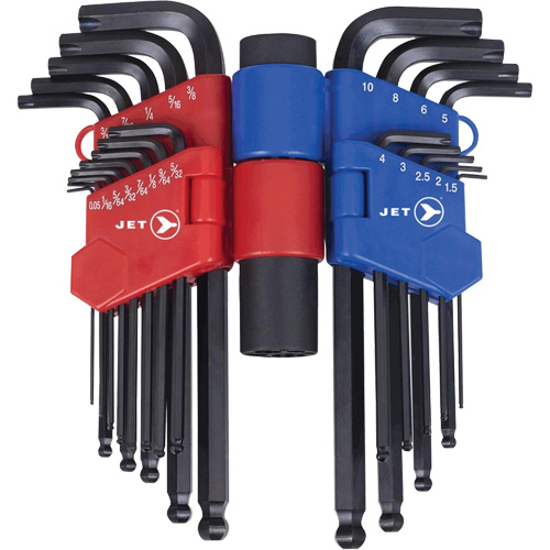 JHHK-22 Hextractor Hex Key Wrench Sets, 22 Pcs., Metric & Imperial M & M Nord Ouest Inc