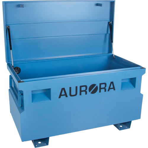 Jobsite Tool Box, 48" x 24" x 27-3/5", Steel, Blue M & M Nord Ouest Inc