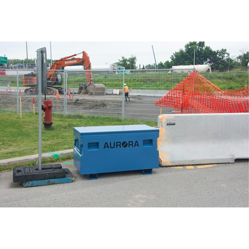 Coffre &agrave; outils de chantier, 60" x 24" x 27-1/2", Acier, Bleu M & M Nord Ouest Inc