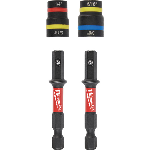 Jeu de tourne-&eacute;crous 2-en-1 Shockwave Impact Duty Quik-Clear, 5/16"/1/4"/3/8" prise, 2-1/2" lo, Magn&eacute;tique M & M Nord Ouest Inc