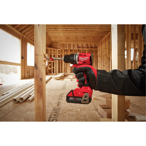 M18 Compact Brushless Drill/ Driver (Tool Only), Lithium-Ion, 18 V, 1/2" Chuck, 550 in-lbs Torque M & M Nord Ouest Inc